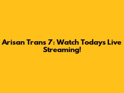 Arisan Trans 7: Watch Today's Live Streaming!