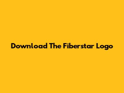 Download The Fiberstar Logo