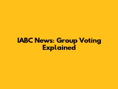 IABC News: Group Voting Explained