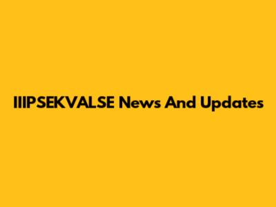 IIIPSEKVALSE News And Updates