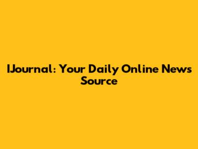 IJournal: Your Daily Online News Source