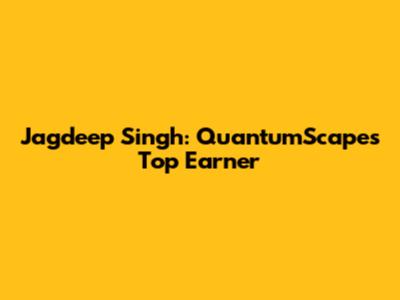 Jagdeep Singh: QuantumScape's Top Earner